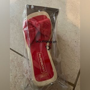 Brand new Liz Claiborne red sandals/slippers, size 7.